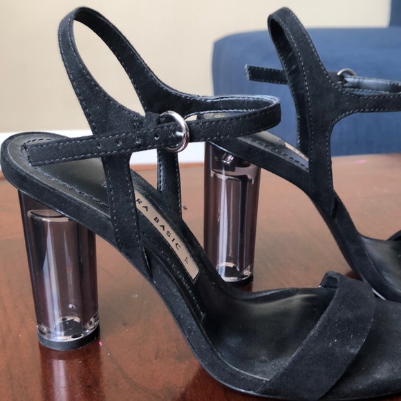 Zara Basic Acrylic High Heels Sandal - Picture 3 of 3